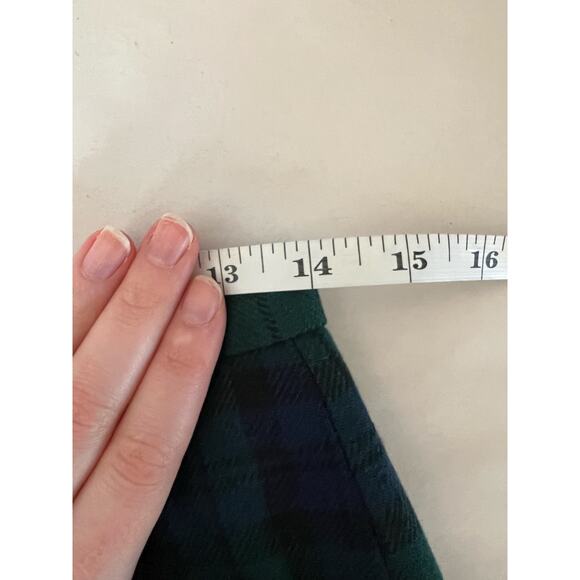 Vintage Pendleton Womens 8 Tartan Plaid Skirt Blue Green 100% Virgin Wool Pencil - Picture 6 of 11